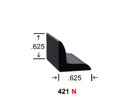 Britech Rubber L Section 421