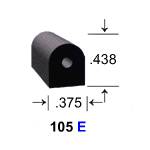 Rubber D Section 105