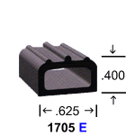 Rubber D Section 1705