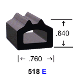 Rubber D Section 518