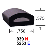 Rubber D Section 939